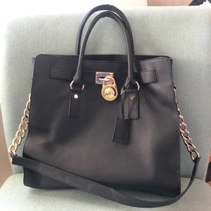 Large black Michael Kors satchel